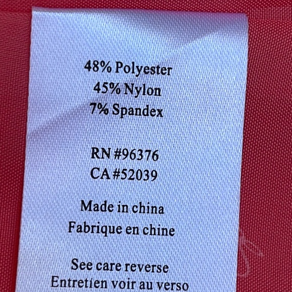 Samual Dong Ladies Coral Crop Jacket with Two Way Collar Bubble Sleeves Large - Picture 10 of 12